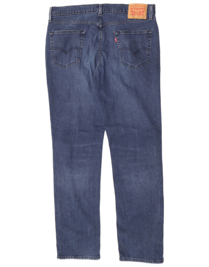 Levi's Masculino 541 Tapered Jeans W34 L31 Azul Algodão