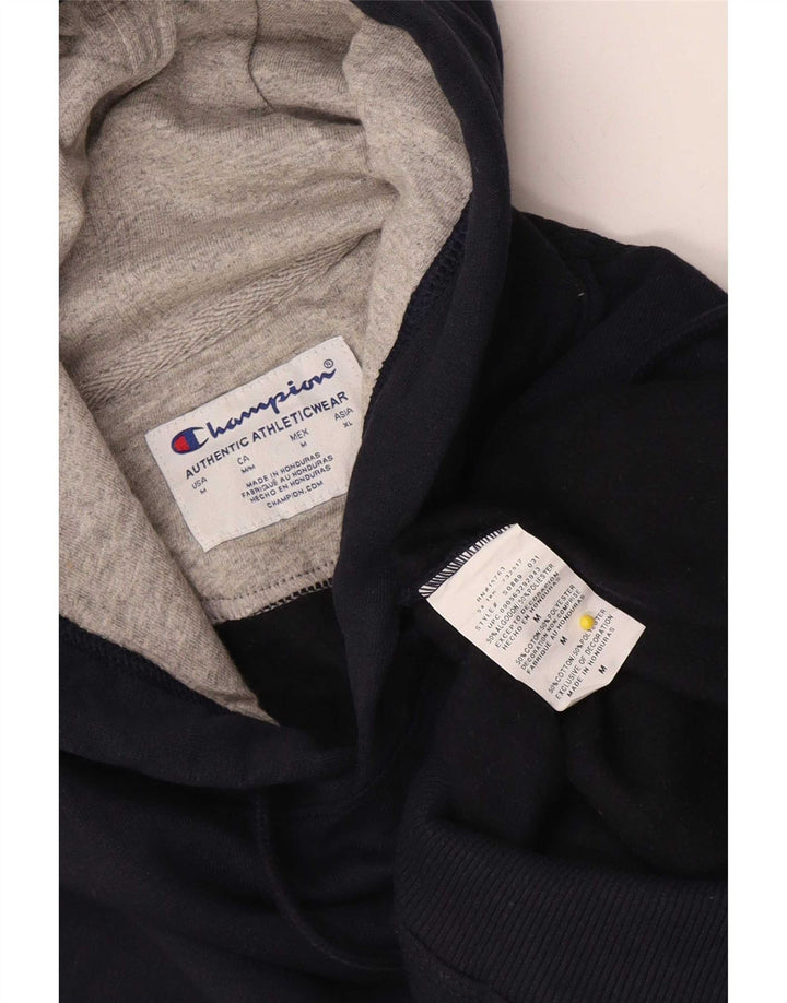 Jumper com capuz masculino Champion Regular Fit médio algodão azul marinho