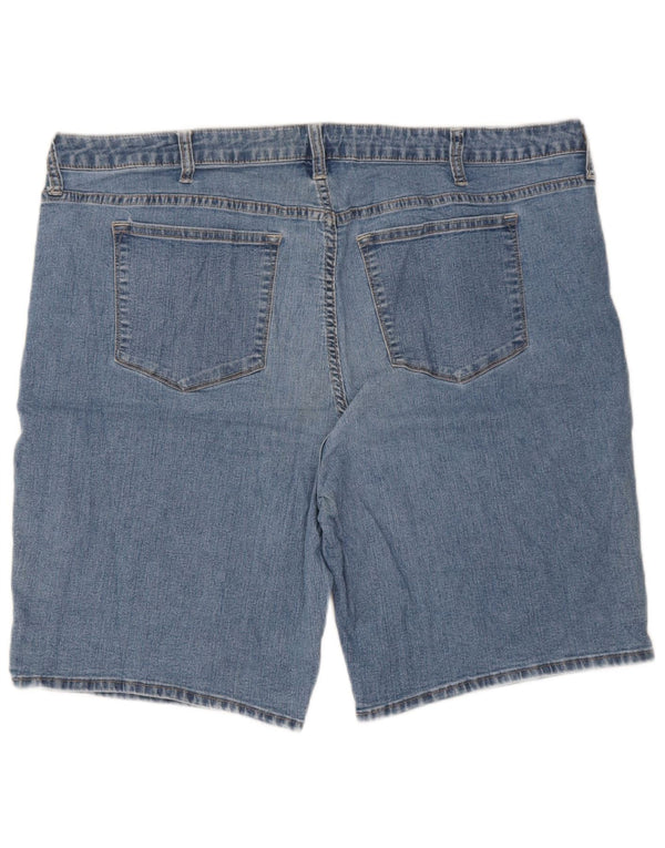 Lee Mens Riders Mid Rise Denim Shorts UK 22 3XL W44 Azul Algodão