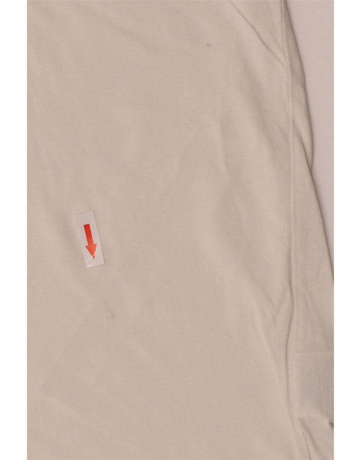 Puma Mens Graphic Vest Top Grande Algodão Branco
