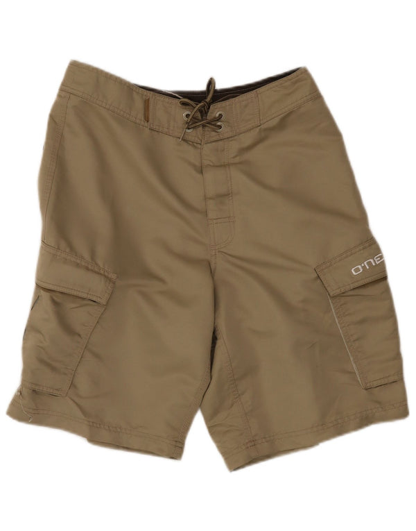 Shorts de natação masculino O'Neill médio cáqui poliéster praia
