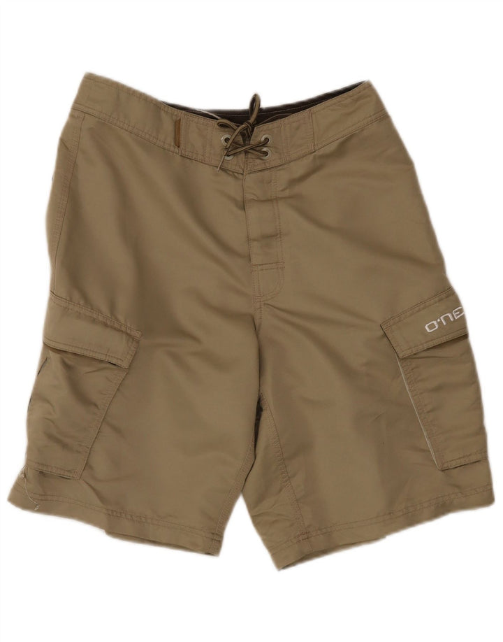 Shorts de natação masculino O'Neill médio cáqui poliéster praia