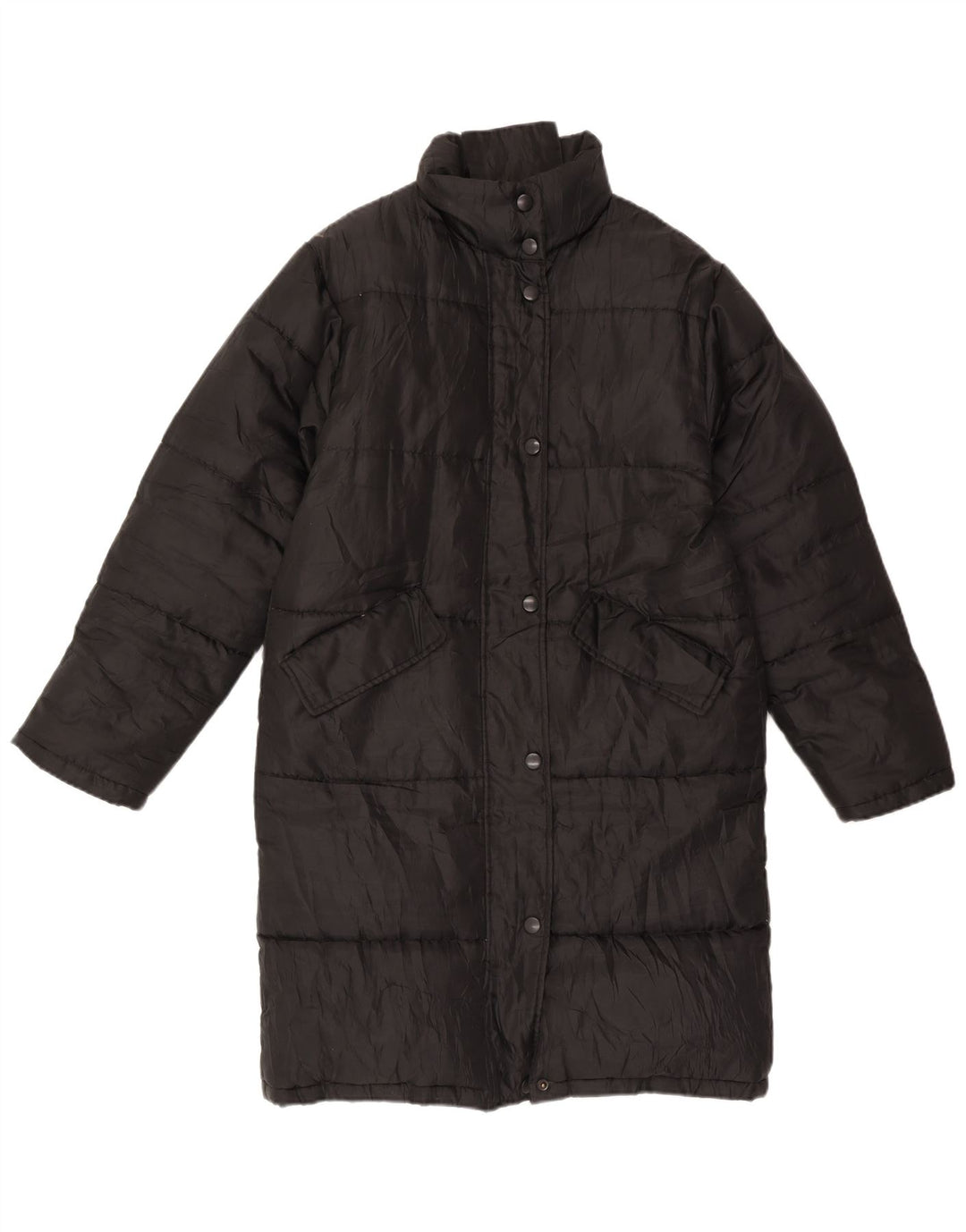 Casaco acolchoado grande feminino Sasch UK 10 pequeno preto