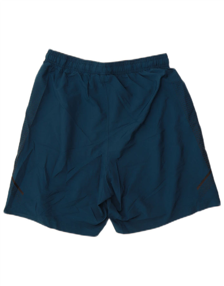 Under Armour Mens Heat Gear Sport Shorts Médio Verde Geométrico