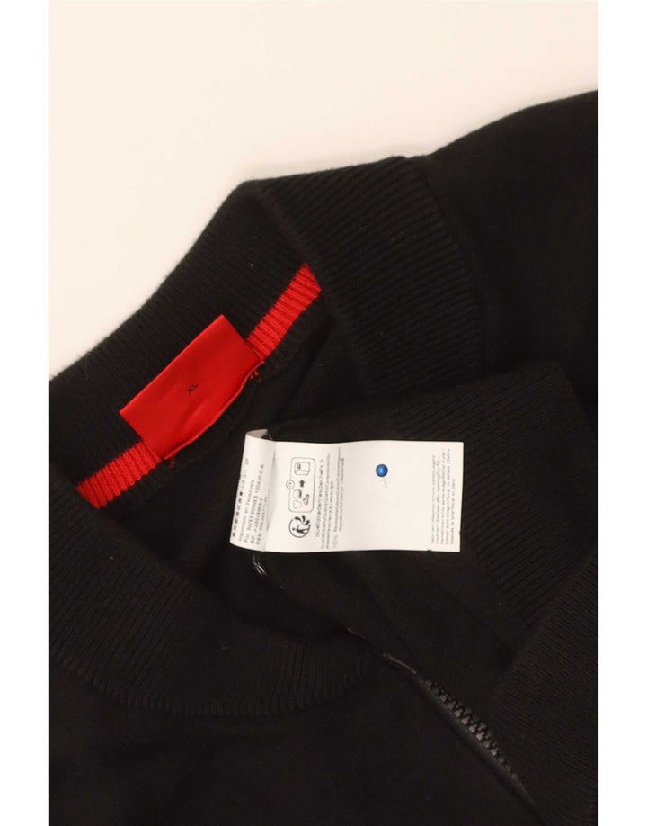Suéter cardigã masculino Hugo Boss XL algodão preto