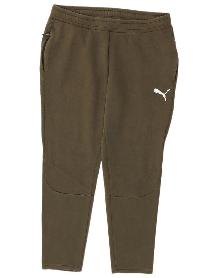 Calça de treino masculina Puma XL cáqui