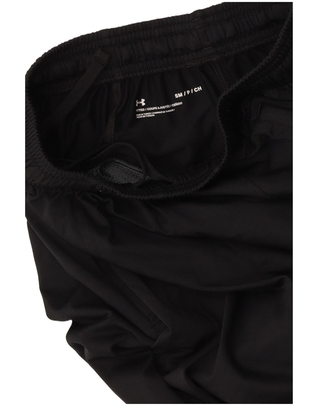 Calça de treino masculina UNDER ARMOUR pequena preta