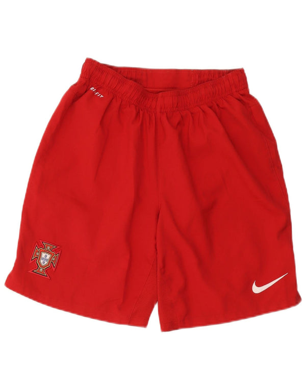 Nike Mens Portugal Football Team Sport Shorts Médio Vermelho