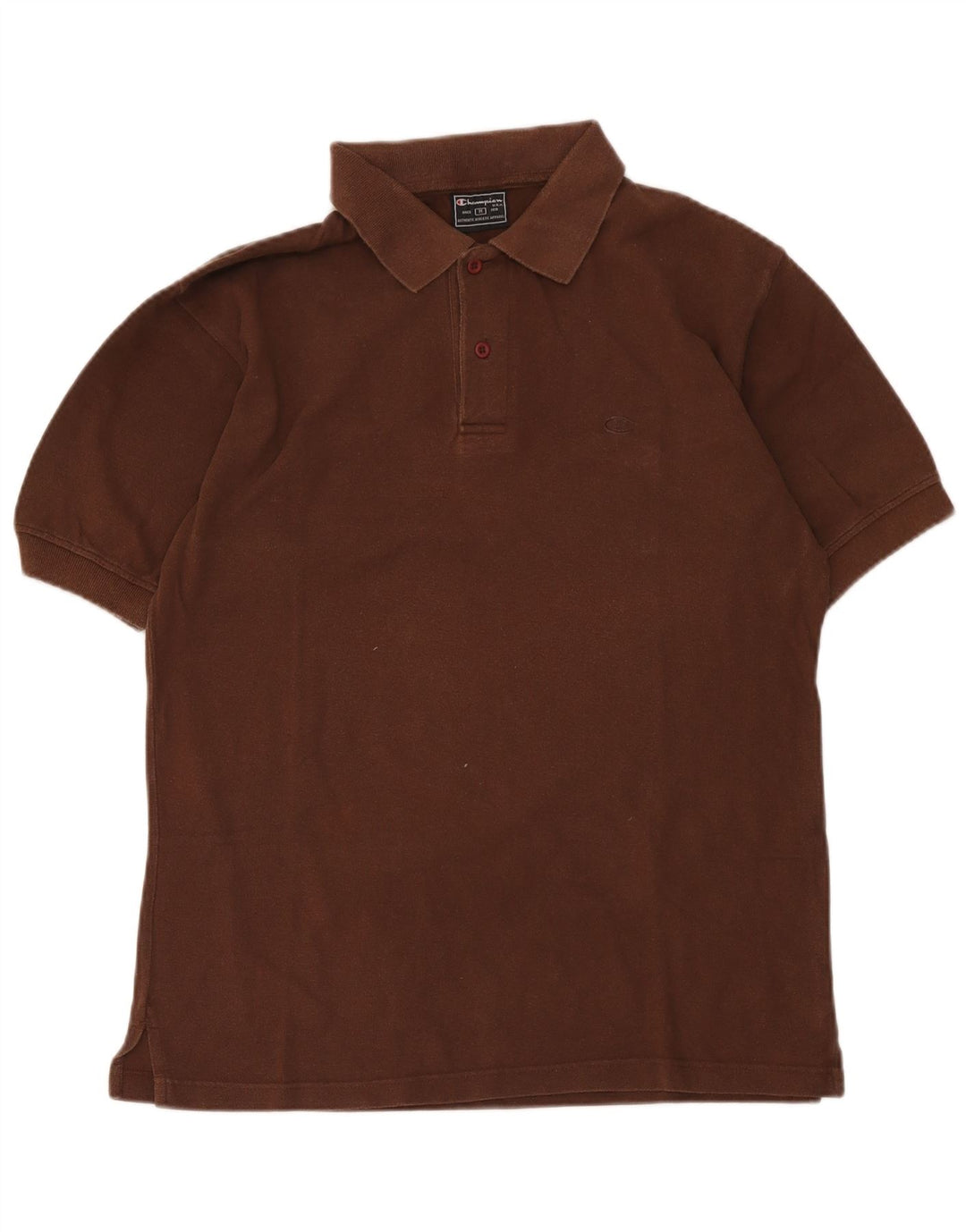 Camisa polo masculina Champion de algodão marrom médio