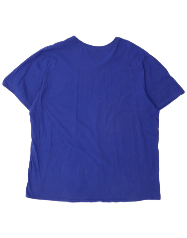 Camiseta Nike Masculina BSBL Graphic Top 2XL Algodão Azul
