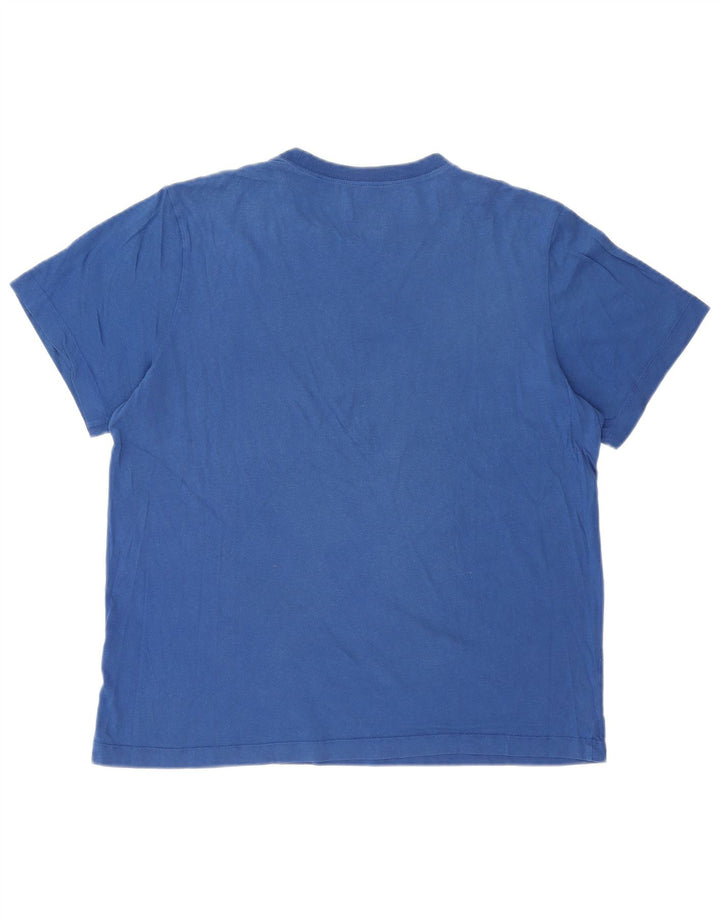 Camiseta gráfica masculina NIKE Top grande azul