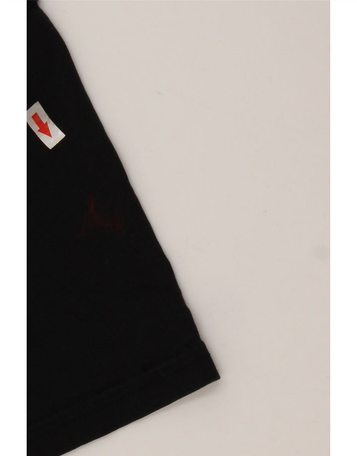 Camiseta masculina Lyle & Scott de algodão preto médio