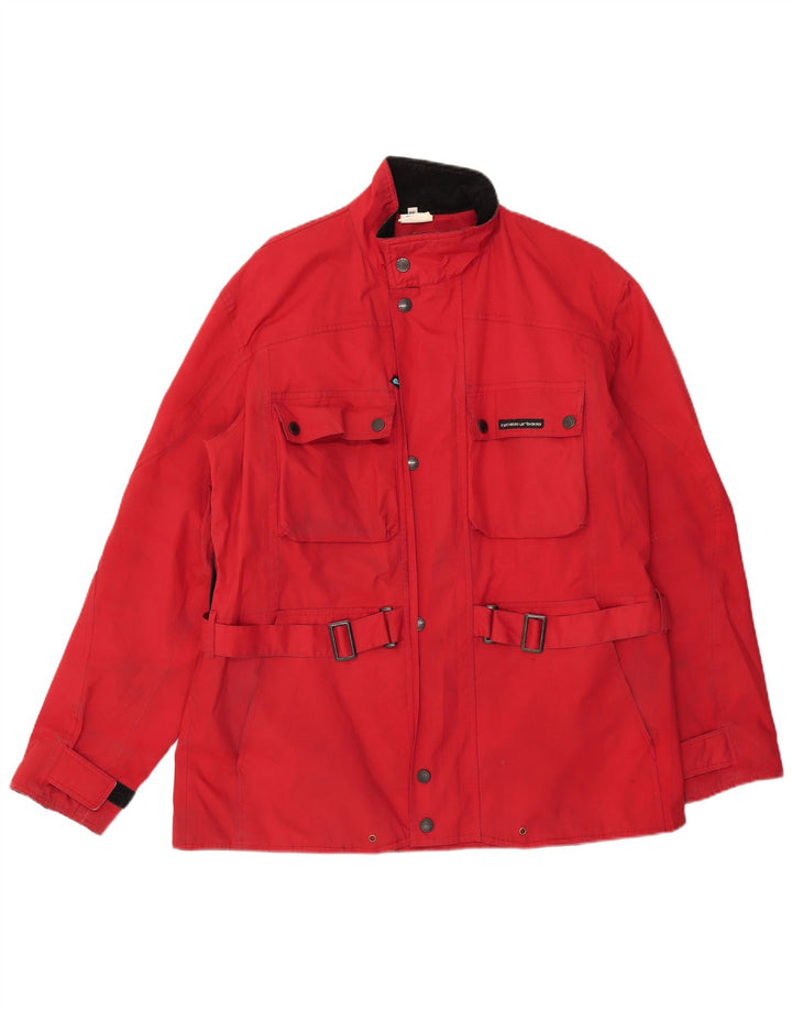 Jaqueta utilitária masculina Tucano Urbano UK 44 2XL poliéster vermelho