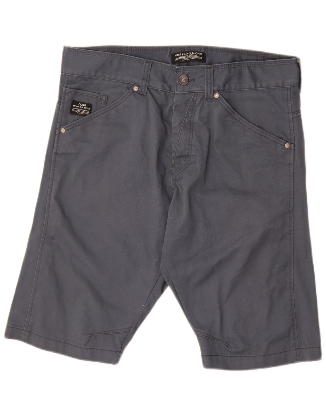 Shorts casuais masculinos Jack & Jones W34 cinza grande