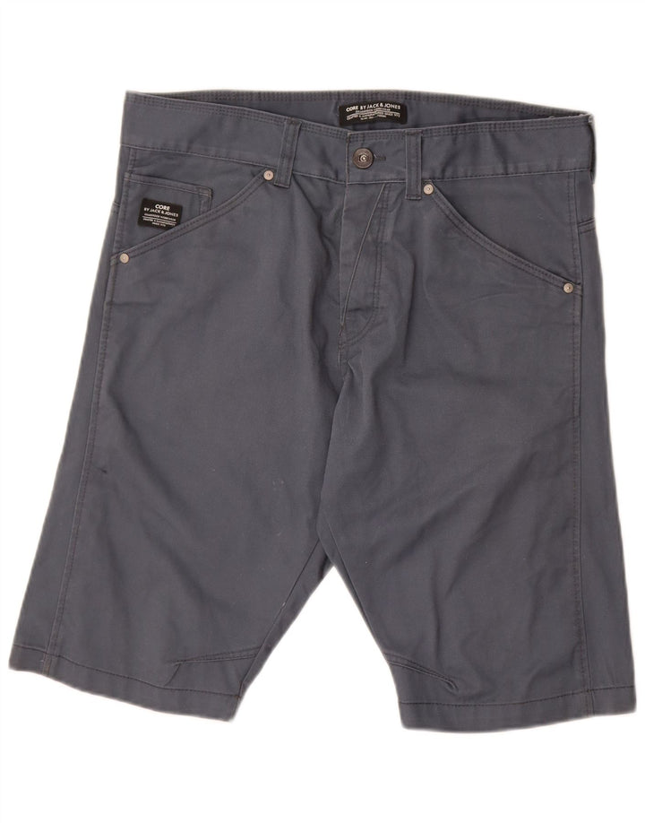 Shorts casuais masculinos Jack & Jones W34 cinza grande