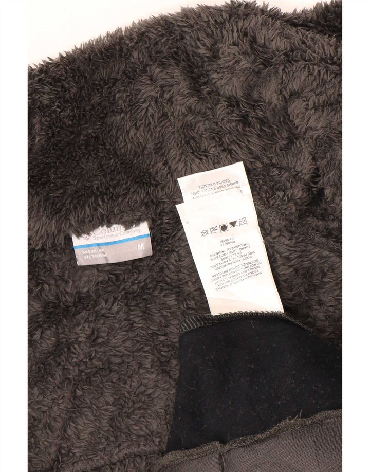 Jaqueta de lã feminina Columbia UK 14 poliéster colorblock cinza médio