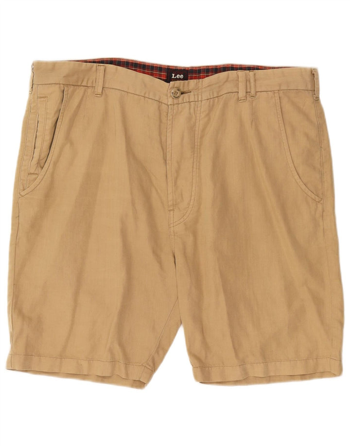 Lee Mens Chino Shorts W38 XL Algodão Bege