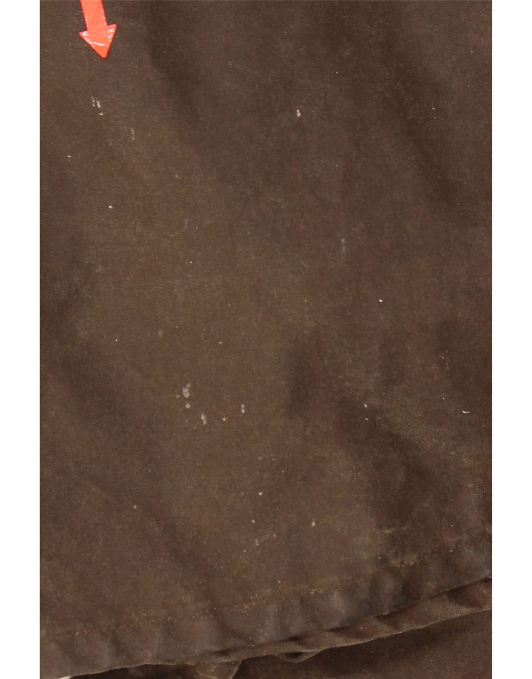 Sobretudo vintage masculino de algodão encerado UK 40 grande marrom