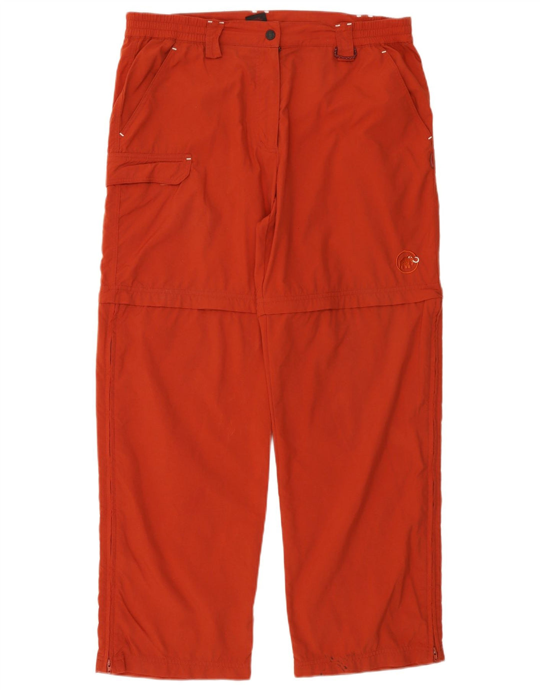 Calça cargo feminina reta MAMMUT EU 44 XL W36 L30 nylon vermelho