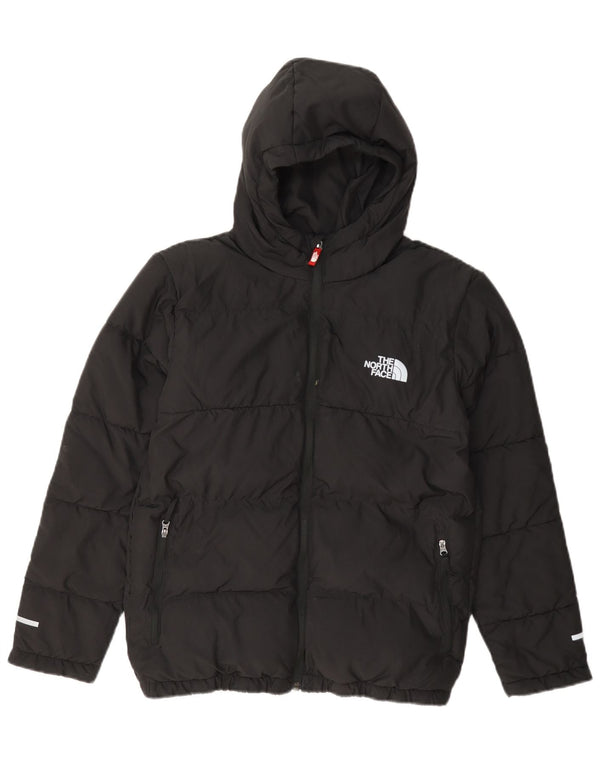 Casaco acolchoado com capuz The North Face Boys 14-15 anos XL preto poliéster