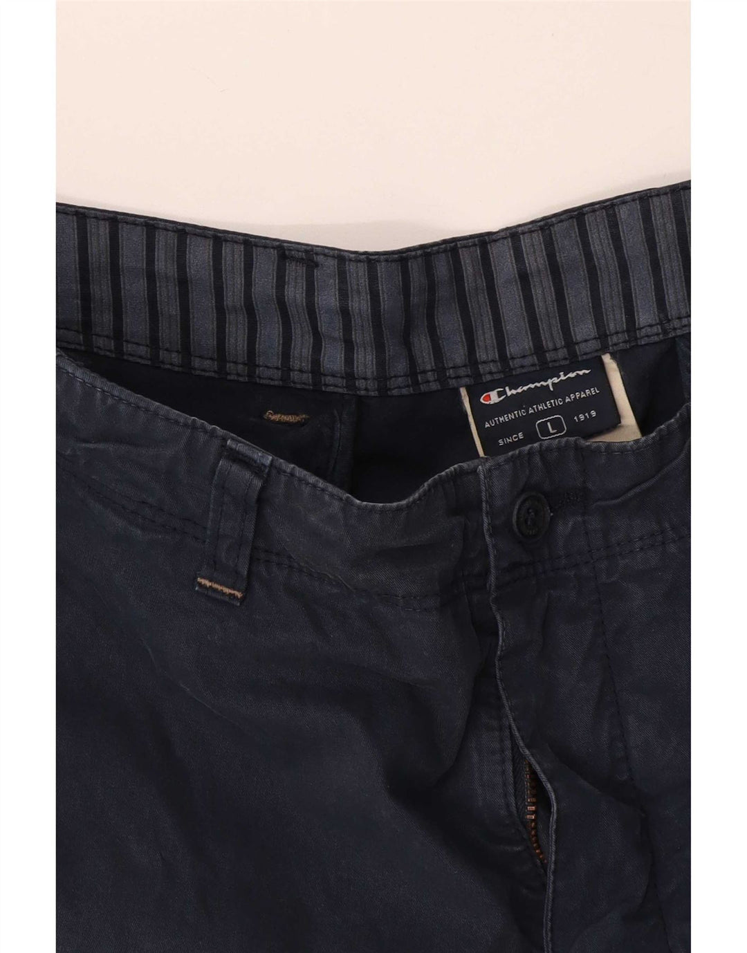 Shorts Chino Masculino Champion Grande W34 Azul Marinho Algodão
