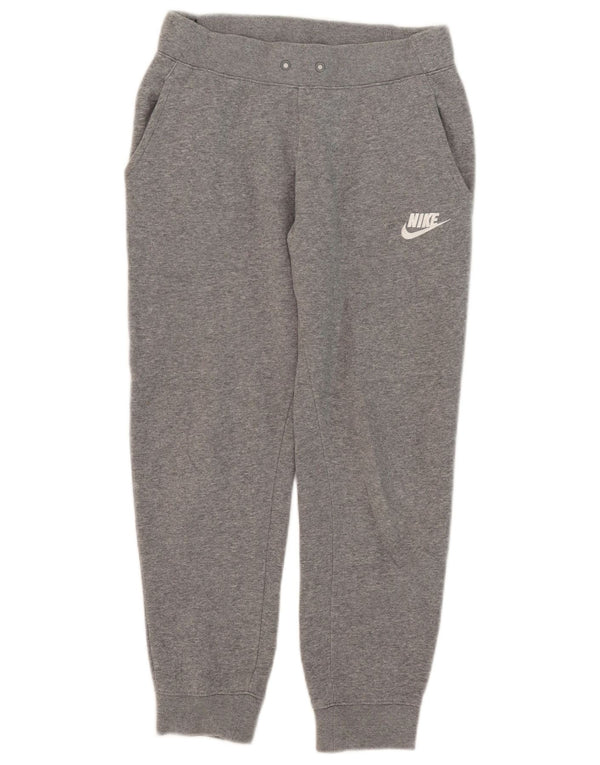Calça de treino para meninas Nike joggers 12-13 anos grande cinza manchado de algodão