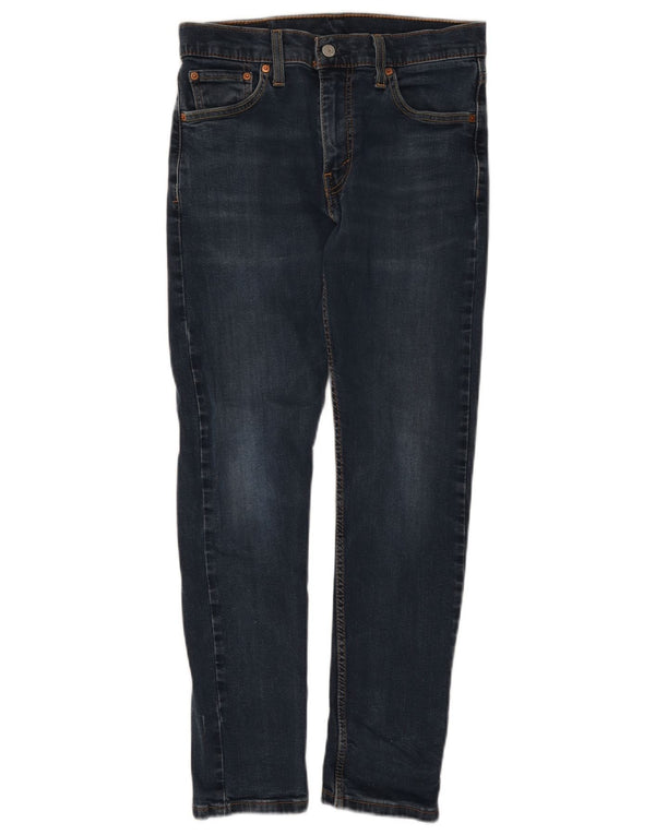 Levi's Masculino 512 Slim Tapered Jeans W30 L30 Azul Algodão