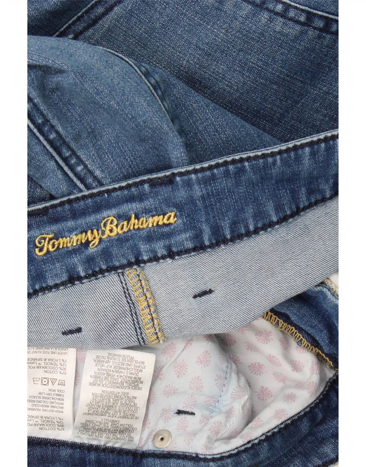 TOMMY BAHAMA Womens Denim Bermuda Shorts W36 XL Blue Cotton Vintage Tommy Bahama and Second-Hand Tommy Bahama from Messina Hembry 