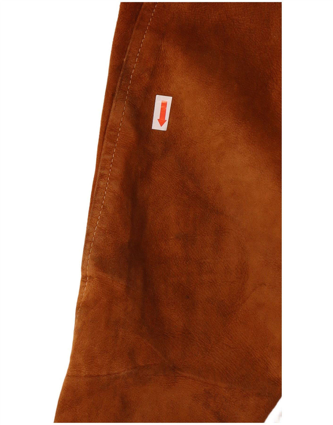 Jaqueta bomber masculina de camurça ESSEBI Reino Unido 40 grande couro marrom