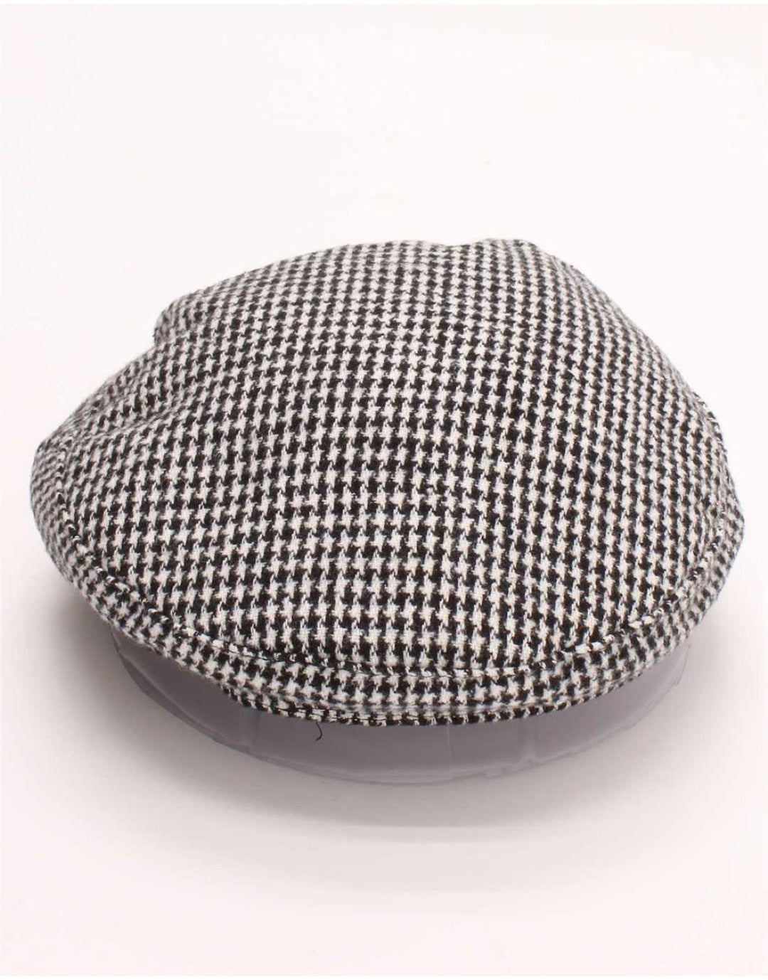 Zara Boné Newsboy Feminino Pequeno Preto Houndstooth