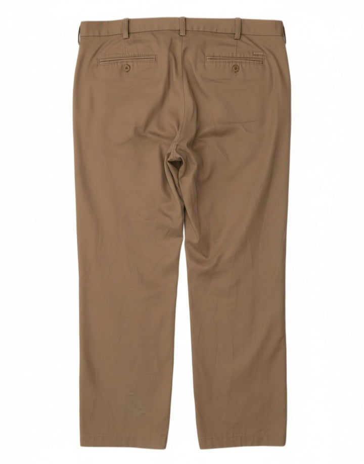 Calça Chino Masculina Reta IZOD W36 L32 Algodão Bege