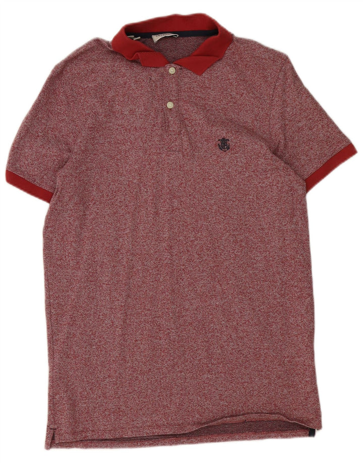 Camisa polo masculina SELECTED algodão vermelho médio
