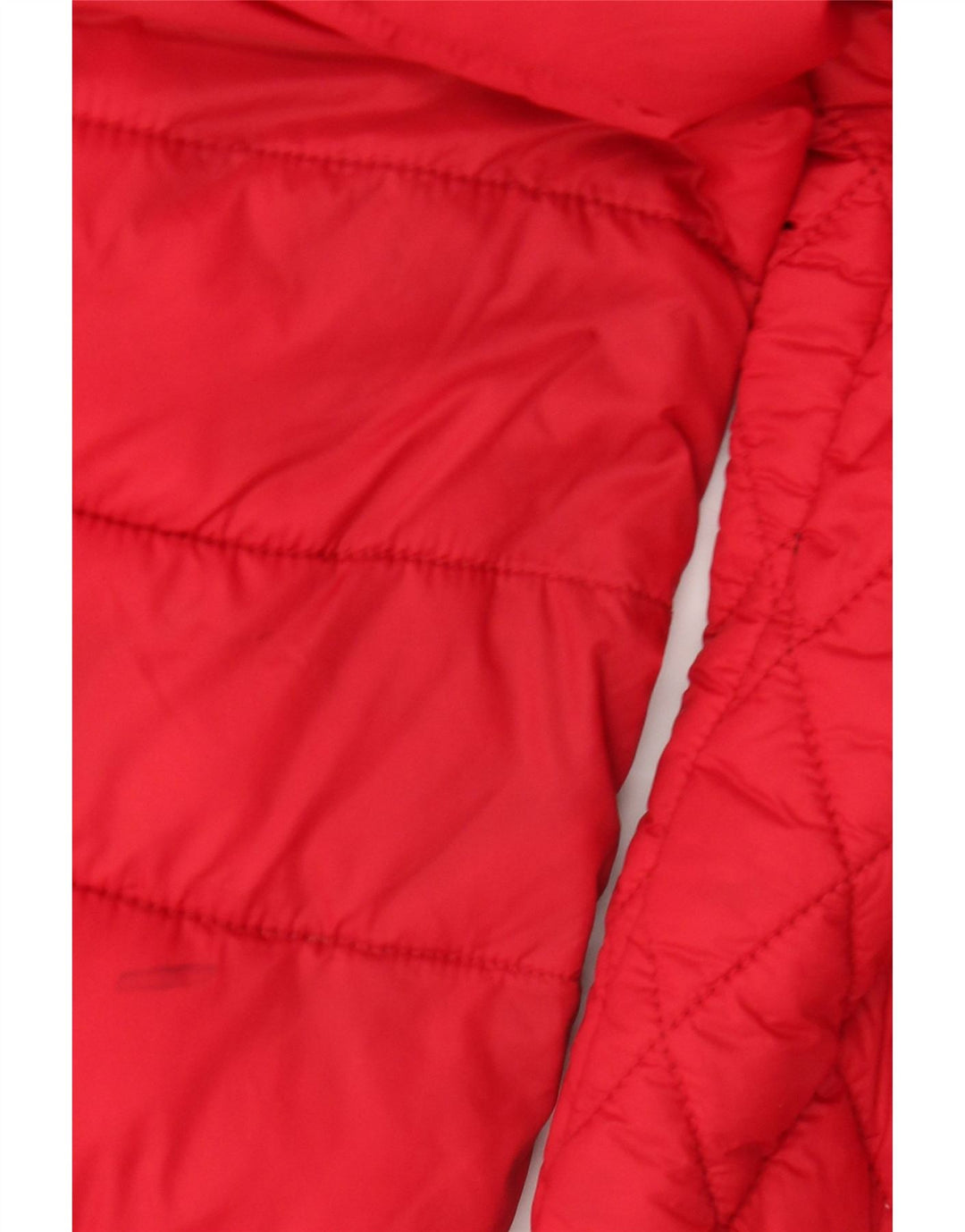 Jaqueta acolchoada com capuz feminino Michael Kors Reino Unido 16 grande nylon vermelho