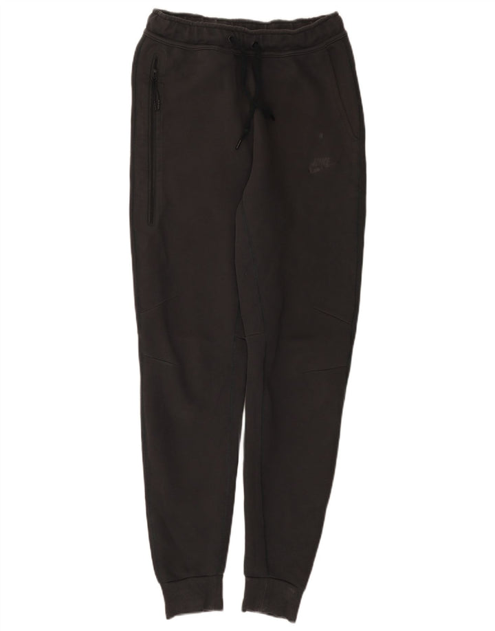 Calça de treino masculina Nike joggers pequeno algodão cinza
