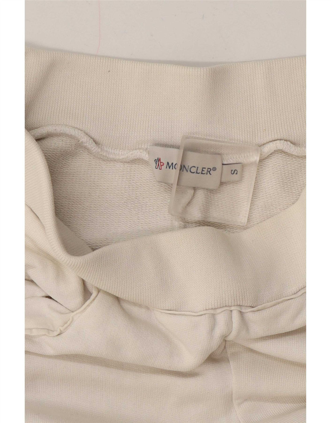 Calça de treino feminina Moncler Joggers UK 10 pequeno branco