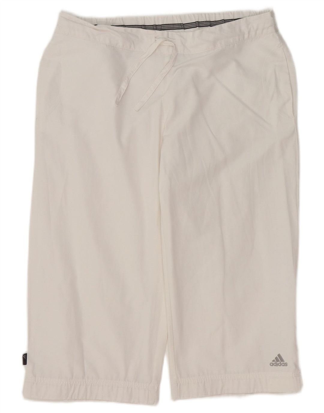 Bermuda Feminina Adidas UK 12 Médio W32 Algodão Branco