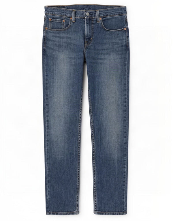 Levi's Masculino 502 Tapered Jeans W31 L32 Azul Algodão