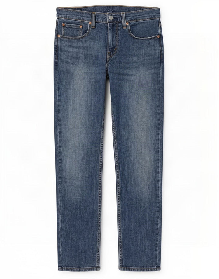 Levi's Masculino 502 Tapered Jeans W31 L32 Azul Algodão