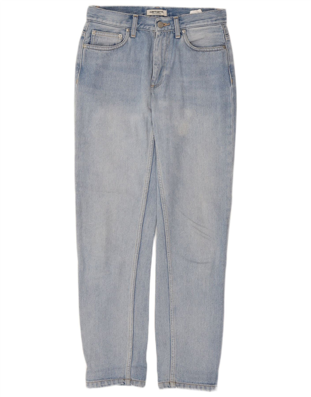 Jeans retos femininos Carhartt W26 L28 algodão azul