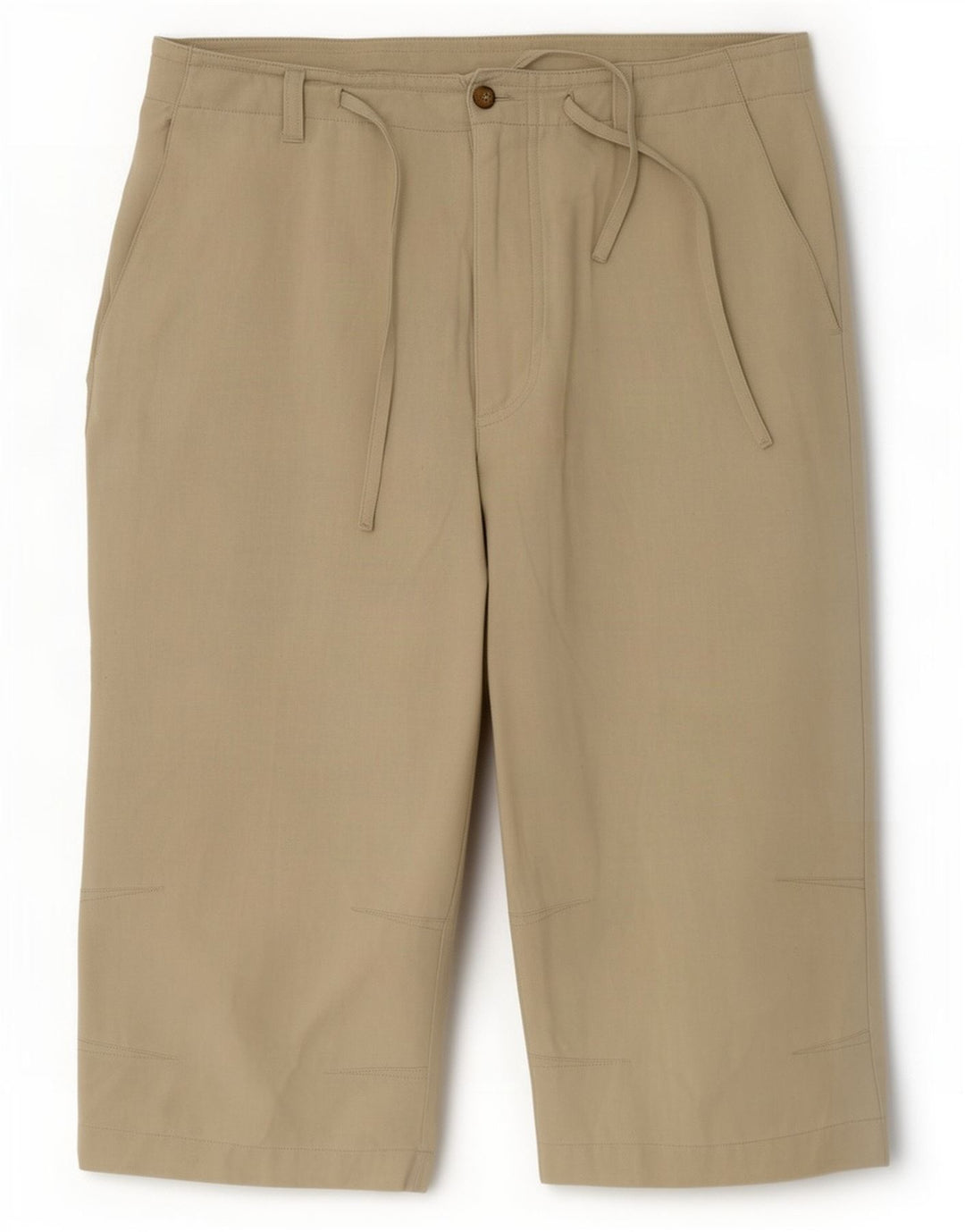 Shorts casuais masculinos Rohan médio W32 linho cáqui