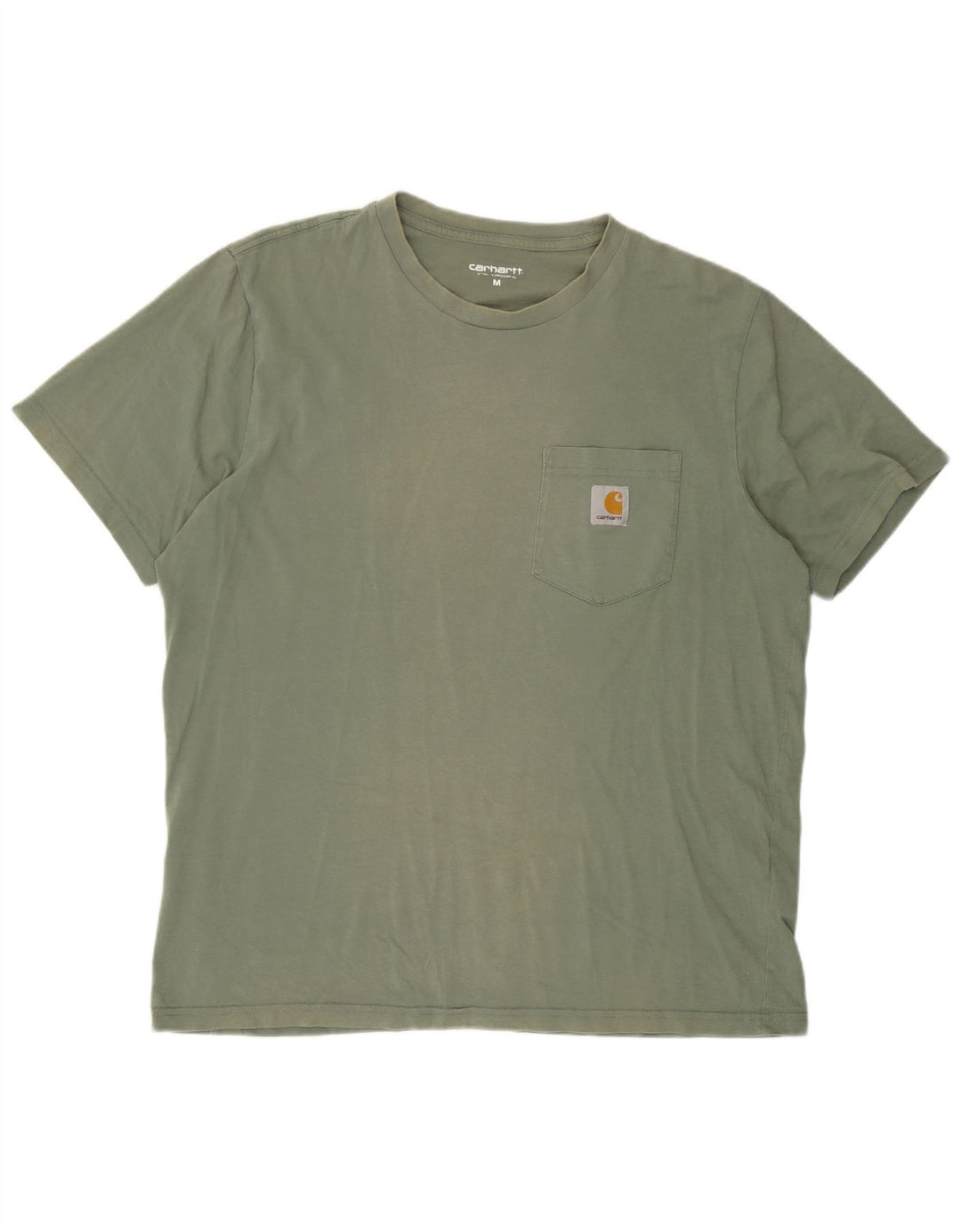 Camiseta masculina Carhartt de algodão verde médio