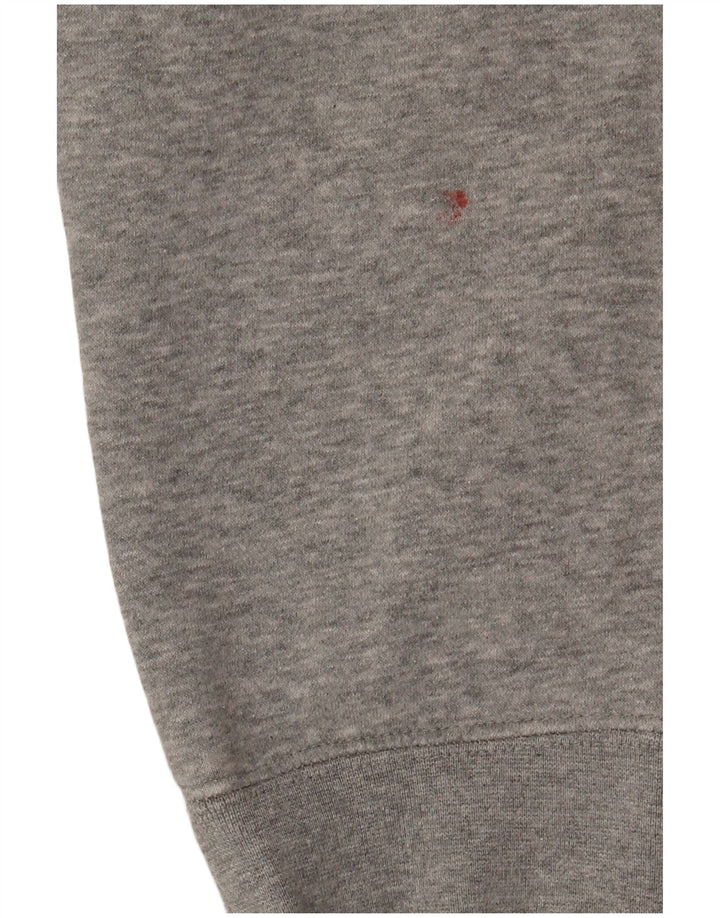 Calça de treino masculina Nike Joggers pequeno cinza manchado de algodão