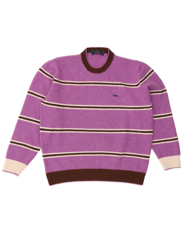 Suéter feminino Harmont & Blaine com gola redonda IT 52 2XL roxo