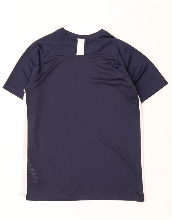 Camiseta Nike Boys Dri Fit Top 13-14 Anos XL Azul Marinho Colourblock