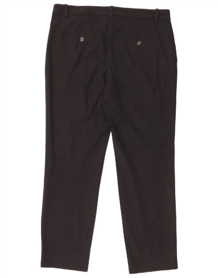 Calça feminina MASSIMO DUTTI reta UE 40 médio W30 L27 preta