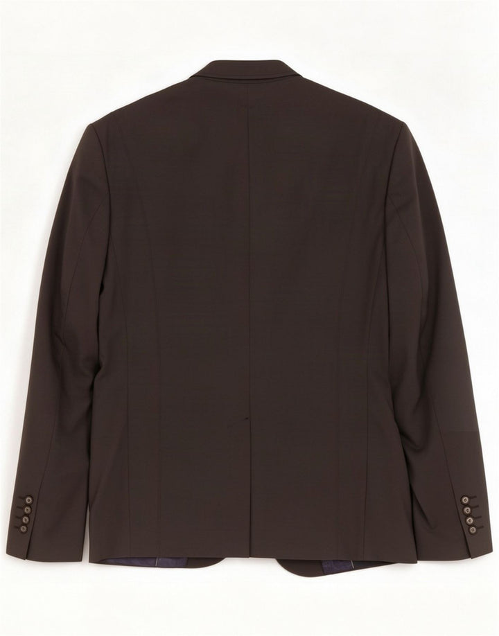 Zara Jaqueta Blazer Masculina de 2 Botões EU 54 XL Poliéster Cinza