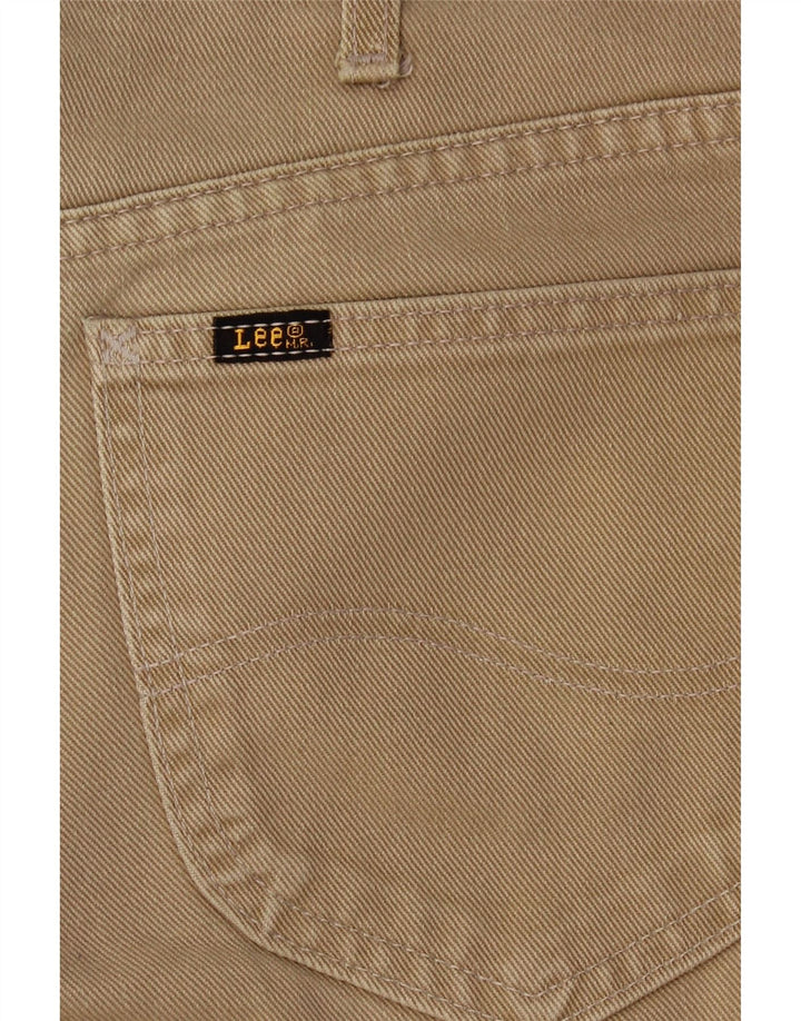 LEE Mens Straight Casual Trousers W40 L28 Beige Cotton Vintage Lee and Second-Hand Lee from Messina Hembry 