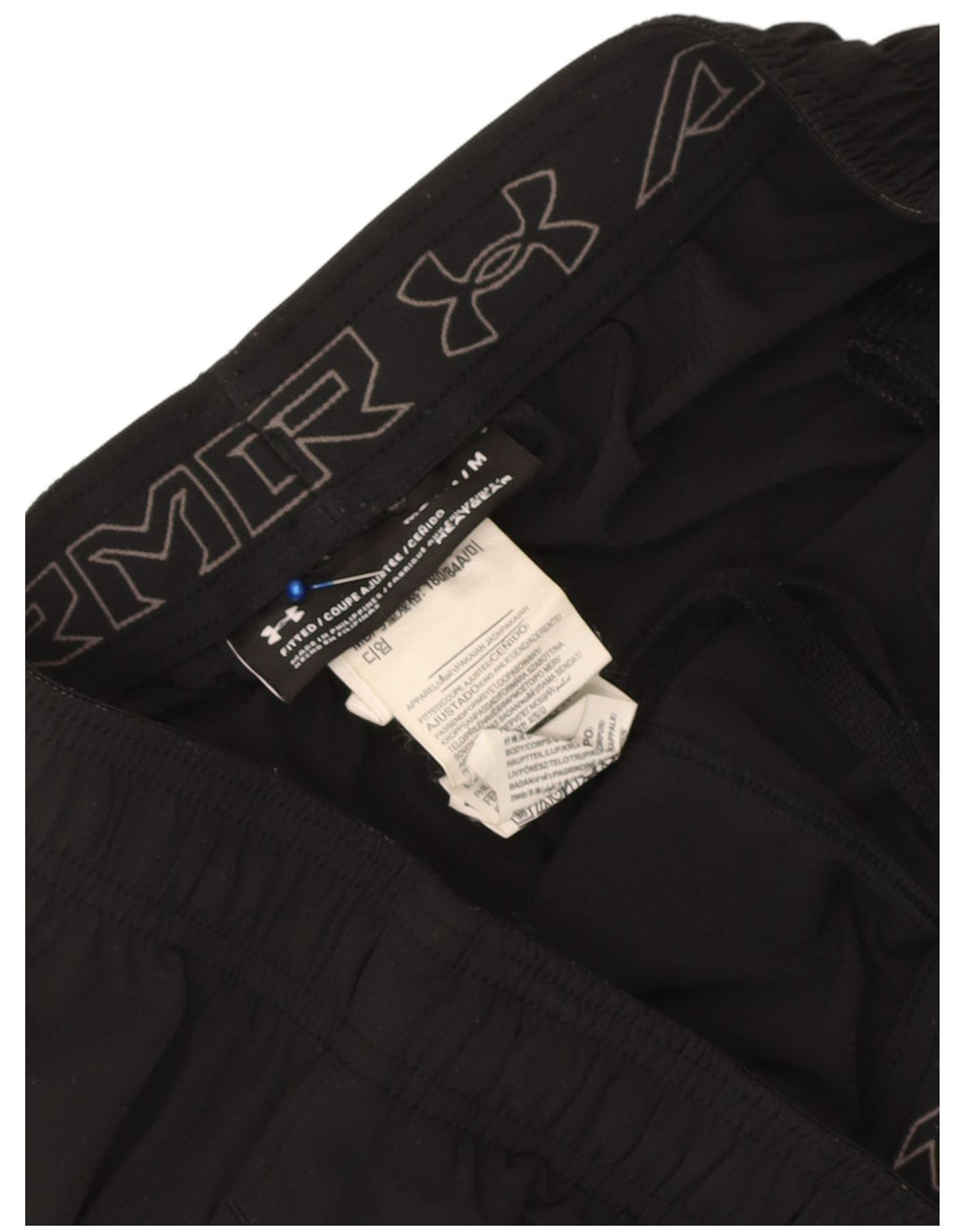 Under Armour Mens Heat Gear Sport Shorts poliéster preto médio