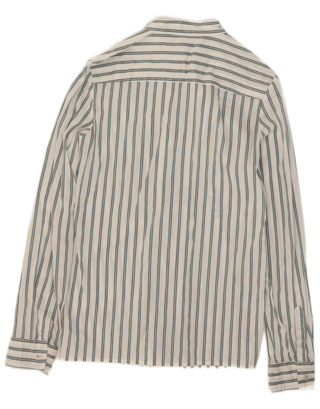 Pulôver feminino Zara UK 10 pequeno listrado branco