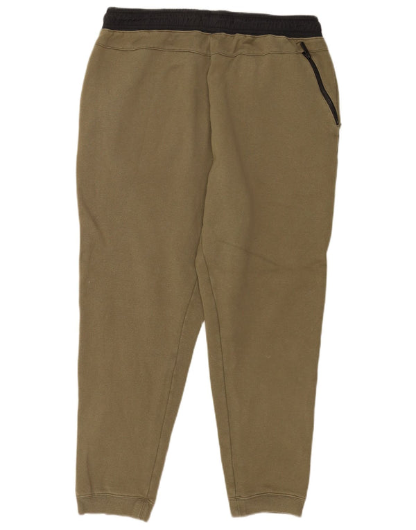 Calça de treino masculina Nike Joggers XL cáqui colorblock algodão